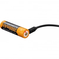 Аккумулятор 18650 Fenix 3500U mAh с разъемом для USB купить в 