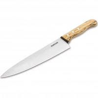 Кухонный шеф-нож Boker Tenera Chef’s Large Ice Beech, 205 мм, сталь С75, рукоять белый бук купить в 