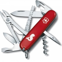 Нож перочинный Victorinox Angler, сталь X55CrMo14, рукоять Cellidor®, красный купить в Ставрополе