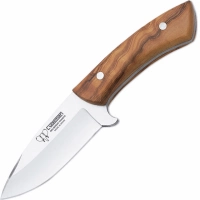 Нож с фиксированным клинком Cudeman Cuchillo Desollador, сталь 440 Stainless Steel, рукоять оливковое дерево купить в 