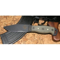 Нож с фиксированным клинком Ontario «NS-4 Black Canvas Micarta Handle» купить в Ставрополе