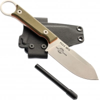 Нож White River FIRECRAFT 3.5 Pro StoneWash, сталь CPM S35VN, рукоять G10 зеленая/оранжевая купить в Ставрополе