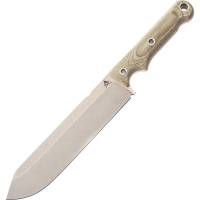 Нож White River FIRECRAFT 7 StoneWash, сталь CPM S35VN, рукоять серо-зеленая микарта, чехол Kydex купить в Ставрополе