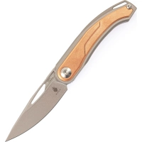 Складной нож Kizer Apus, сталь CPM S35VN, рукоять титан/ Bronze Carbon купить в Ставрополе