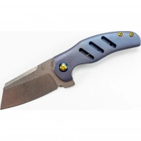 Складной нож Kizer C01E Blue, сталь CPM-S35VN, рукоять титан купить в Ставрополе