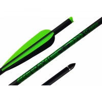 Стрела арбалетная карбоновая Centershot Toxic Carbon 20″ Half Moon Nock купить в 