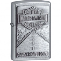 Зажигалка ZIPPO Harley-Davidson® Легенда, с покрытием Street Chrome™ купить в Ставрополе