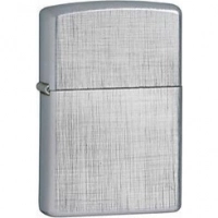 Зажигалка ZIPPO Linen Weave с покрытием Brushed Chrome, латунь/сталь, серебристая, матовая, 36x12x56 мм купить в Ставрополе